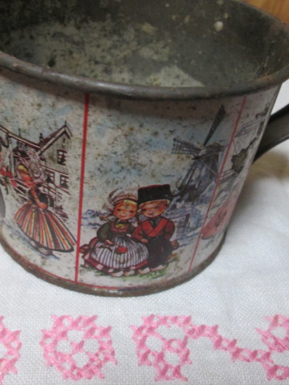 early 1900's souvenior Holland Michigan Shoe Factory 8 oz graphic children
